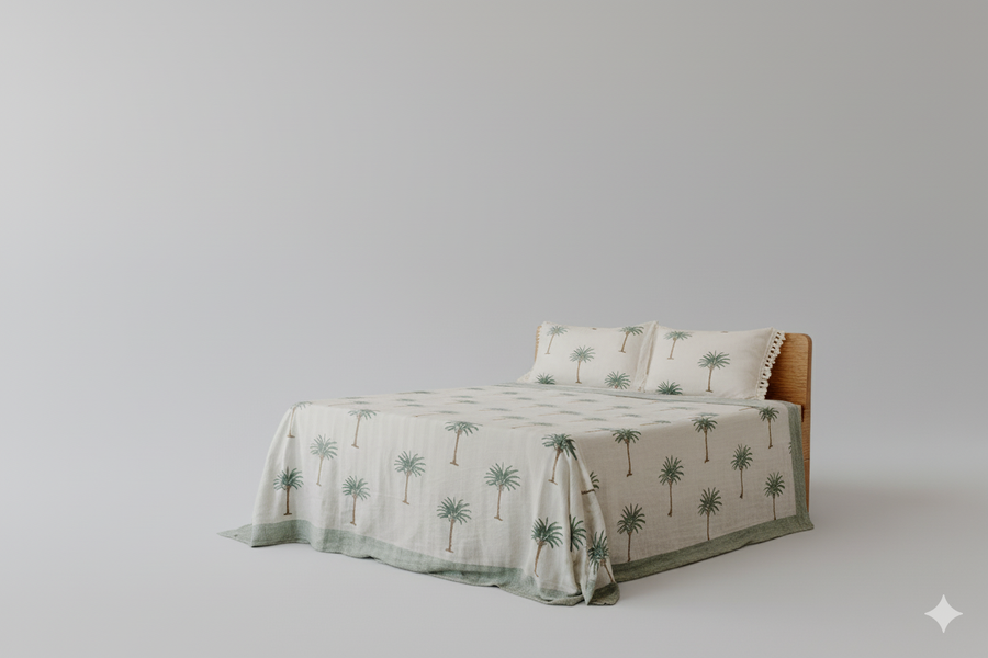 COTTON COVERLETTE SINGLE