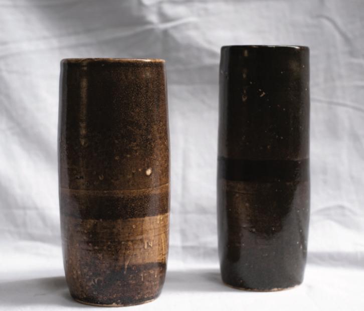 CERAMIC CYLINDER VASE